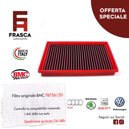 Filtro aria sportivo - aria, bmc