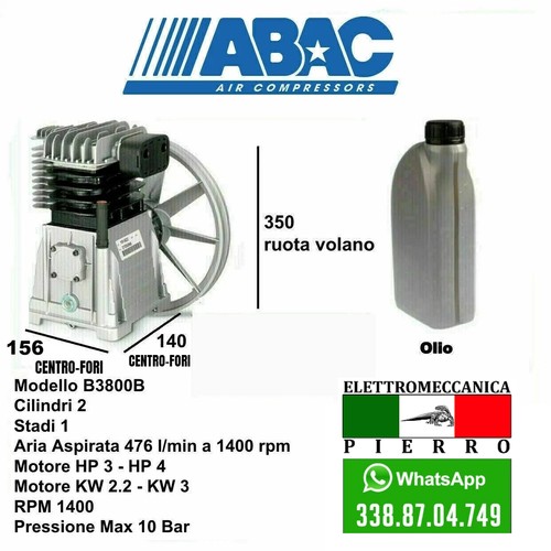 Gruppo pompante abac b3800b - pompante,